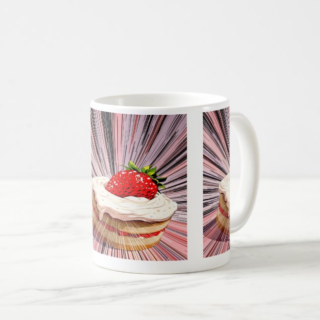 Caneca De Café Nostalgia da Strawberry Shortcake (Frente Esquerda)