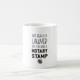 Caneca De Café Not a Lawyer Notary Public Mug Funny