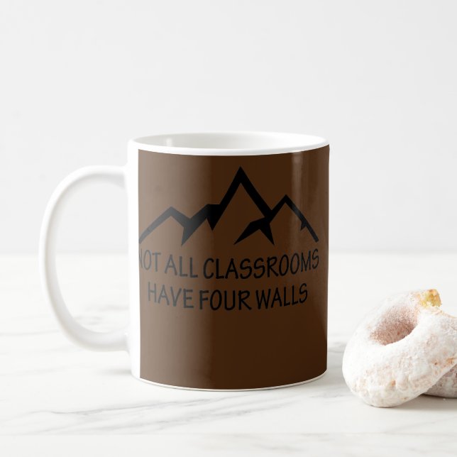 Caneca De Café Not All Classrooms Have Four Walls Classic (Com Donut)