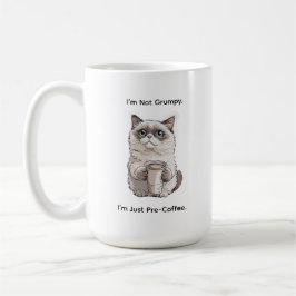 Caneca De Café Not Grumpy Cat Humor Coffee mug