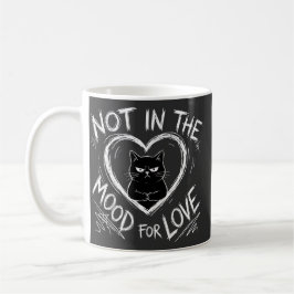 Caneca De Café Not In The Mood For Love Grumpy Cat Sarcastic