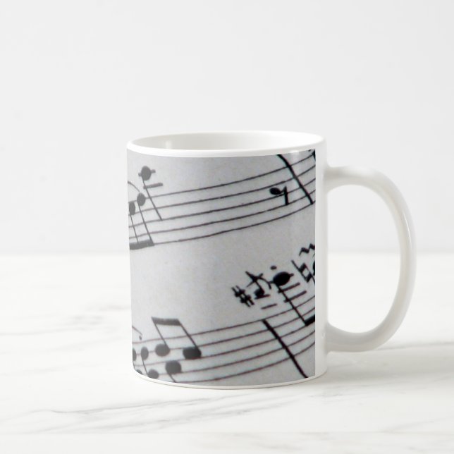 Caneca De Café Notas (Direita)