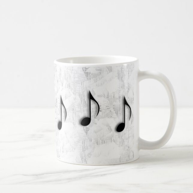 Caneca De Café Notas de Música (Direita)