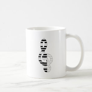 Caneca De Café notas musicais