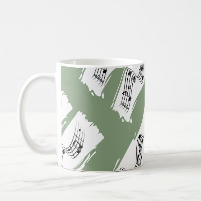 Caneca De Café Notas musicais (Esquerda)
