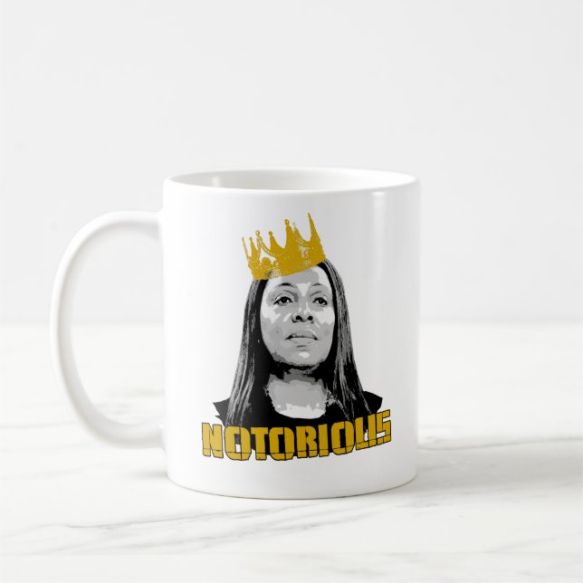 Caneca De Café Notorcasos Letitia James NYAG (Esquerda)
