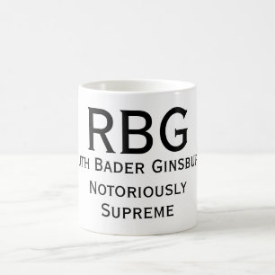 Caneca De Café Notoriamente Supremo RBG Mug