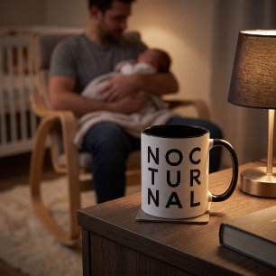 Caneca de Café Noturno Presente Divertido para C