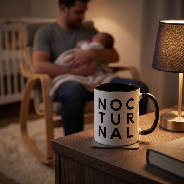 Caneca de Café Noturno | Presente Divertido para C (Criador carregado)