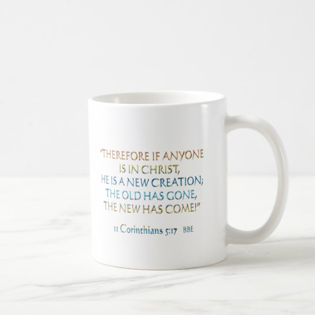 Caneca De Café Nova Criação em Cristo (Direita)