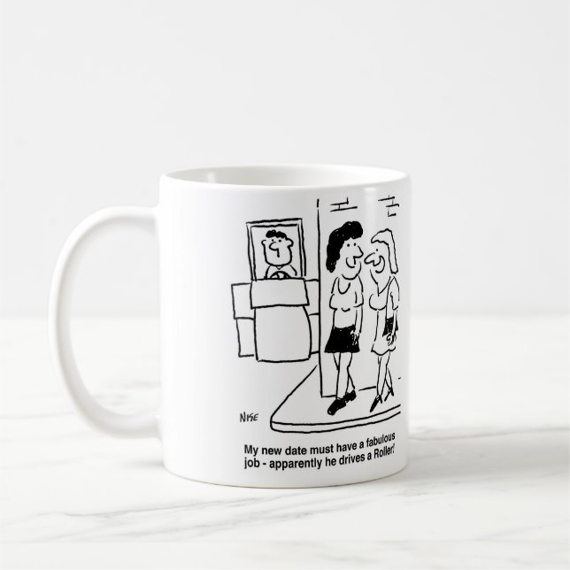 Caneca De Café Nova data aciona um cilindro (Esquerda)