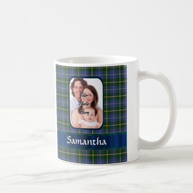 Caneca De Café Nova Escócia tartan (Direita)