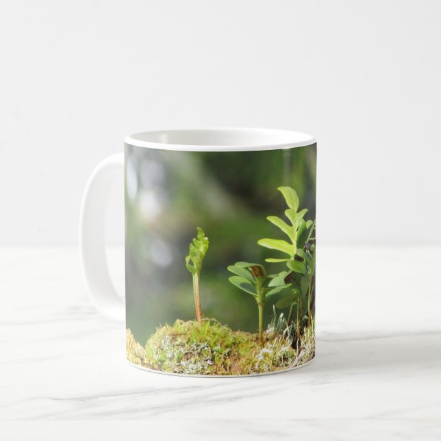 Caneca De Café Nova Feira do Crescimento Mosa Natureza Entusiasta (Frente Esquerda)