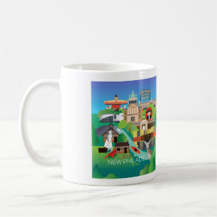 Caneca De Café Nova Filadélfia, Ohio, 11oz ou 15oz Mug