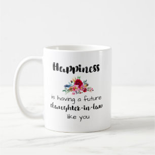Caneca De Café Nova Filha na Lei - Ideia de Presente