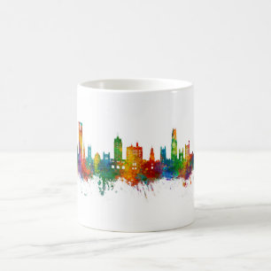 Caneca De Café Nova Haven Connecticut Skyline