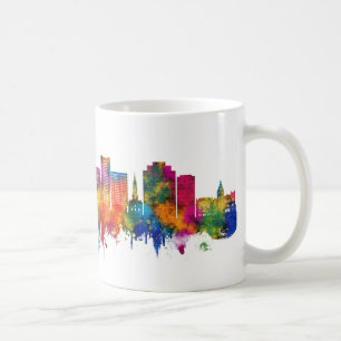 Caneca De Café Nova Haven Connecticut Skyline