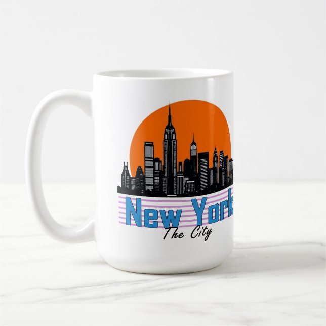 Caneca De Café Nova Iorque - A Cidade (Esquerda)