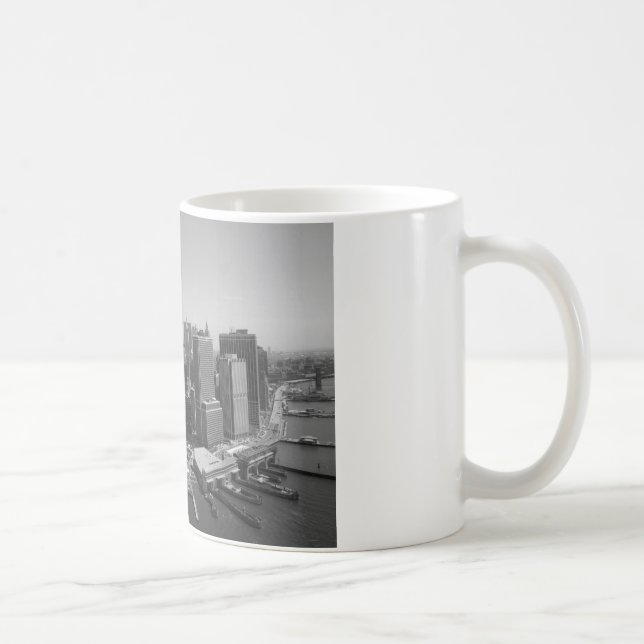Caneca De Café Nova Iorque Branco preto - Skyline (Direita)