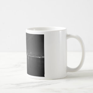 Caneca De Café Nova Iorque Branco preto - Skyline