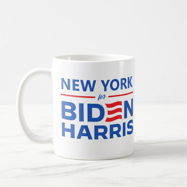 Caneca De Café Nova Iorque para Biden Harris (Esquerda)
