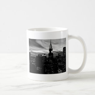 Caneca De Café Nova Iorque preto e branco