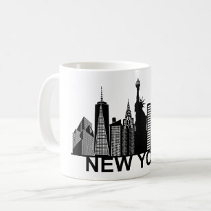 Caneca De Café Nova Iorque silhouette