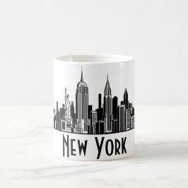 Caneca De Café Nova Iorque Skyline