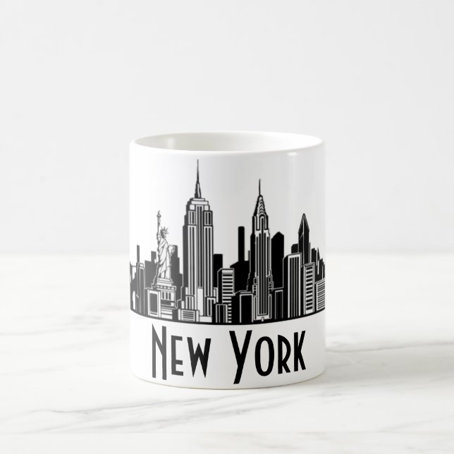 Caneca De Café Nova Iorque Skyline (Centro)