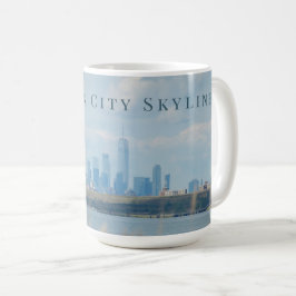 Caneca De Café Nova Iorque Sunny Skyline Harbor
