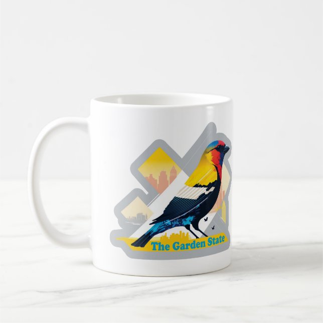 Caneca De Café Nova Jersey - O Estado do Jardim (Esquerda)