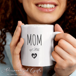 Caneca De Café Nova mãe personalizada ou novo presente da vovó