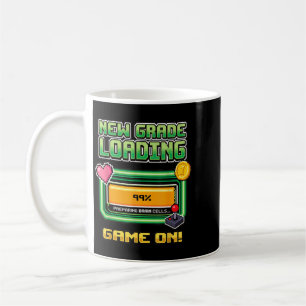 Caneca De Café Nova Nota Carregando Vamos Jogar Escola de Pixel A