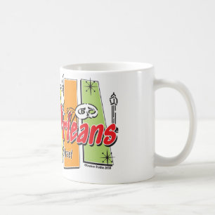 Caneca De Café Nova Orleans-Retro