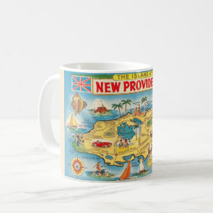 Caneca De Café Nova Providência - Mug de Mapa de Nassau