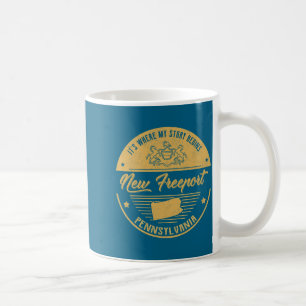 Caneca De Café Nova Rt Pensilvânia É Onde Minha História Começa _