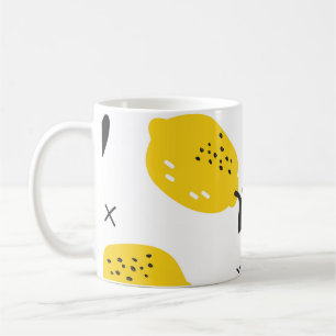 Caneca De Café Nova York Lemons: Vintage Cut-Outs