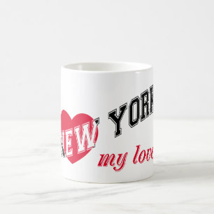 Caneca De Café Nova York meu amor