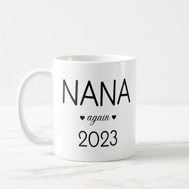 Caneca De Café Novamente Copa De 2023, Nana Anunciou Novamente (Esquerda)