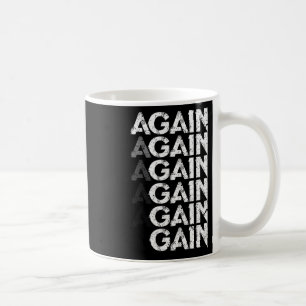 Caneca De Café Novamente Ganho Presente Engraçado de Treino de Fi