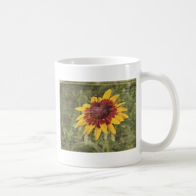 Caneca De Café Novamente uma Flor (Direita)