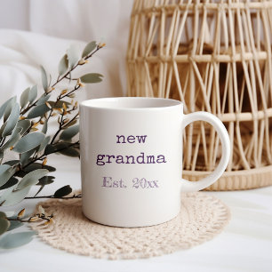 Caneca De Café Novas Estatísticas de Nascimento da Vovó
