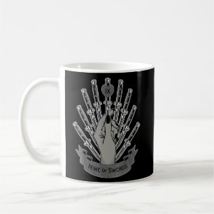 Caneca De Café Nove De Espadas Tarot Card Astrologia Feminista