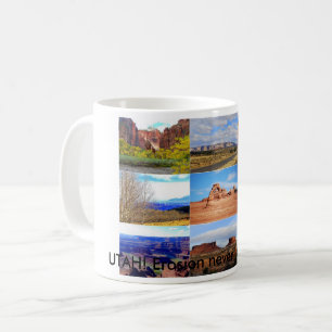 Caneca De Café Nove ícones da paisagem de Utá