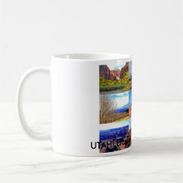 Caneca De Café Nove ícones da paisagem de Utá