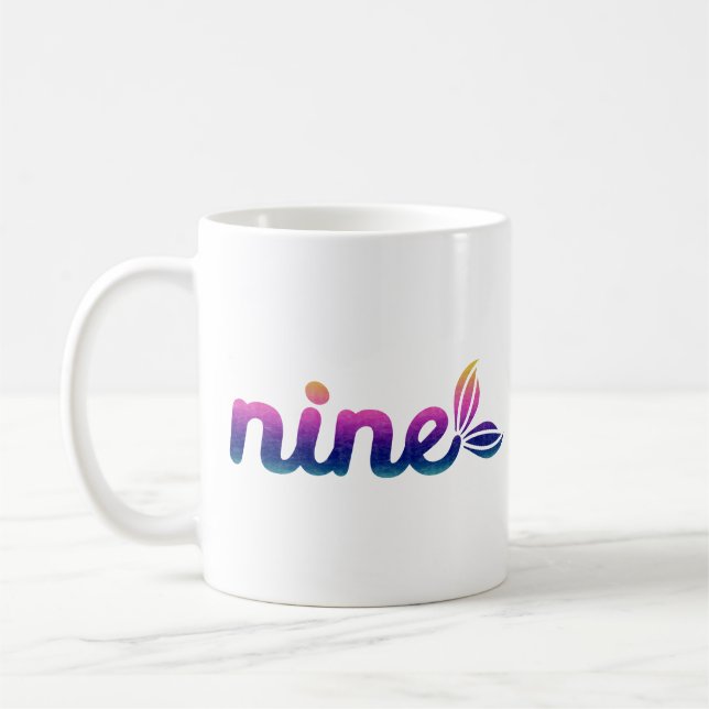 Caneca De Café Nove palavra (Esquerda)
