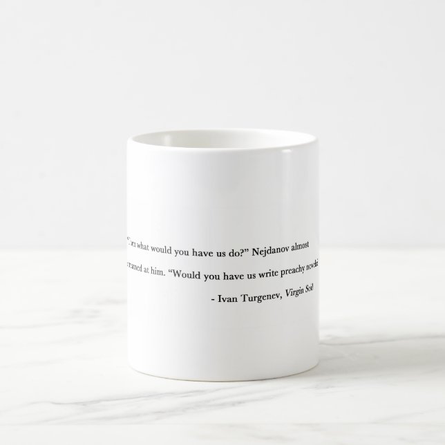 Caneca De Café Novelas Preachy (Centro)