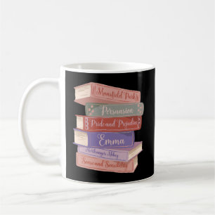 Caneca De Café Novels V de Jane Austen