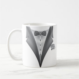 Caneca De Café Novelty Tuxedo Tux Impressão