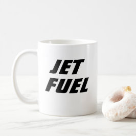 Caneca De Café Novidade engraçada Ideia de JET FUEL Café Mug